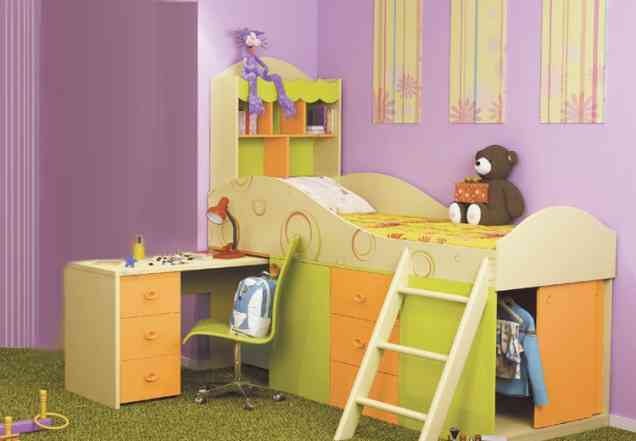 Детская мебель "Фруттис" (кровать+ шкаф)