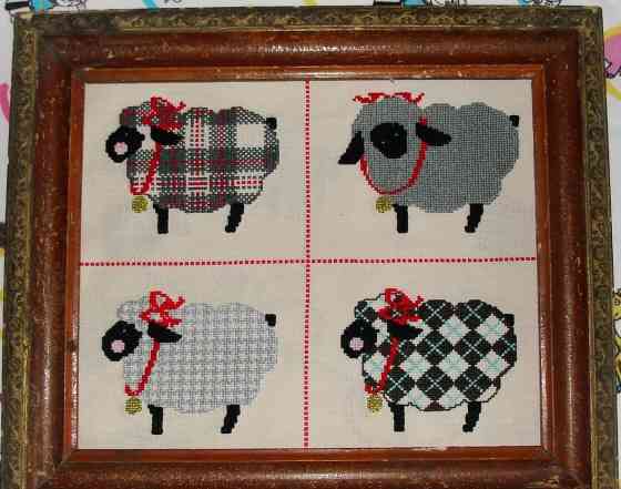 Вышивка крестиком "Шерстяные овцы" (Woolen Sheep)