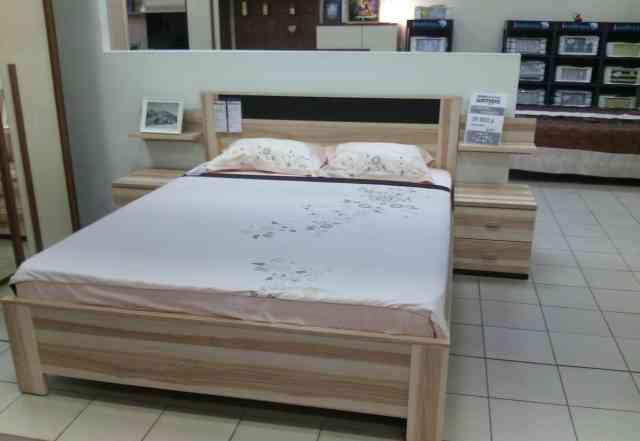 Спальня Bali кровать+ 2 тумбы + 2 полки+ ящик