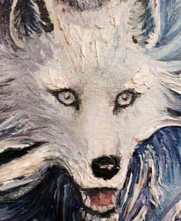 "Волк" Картина маслом