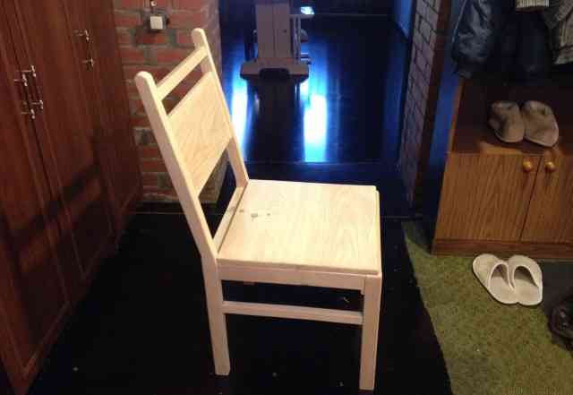 Кресло "Адирондак" и стул из массива дерева