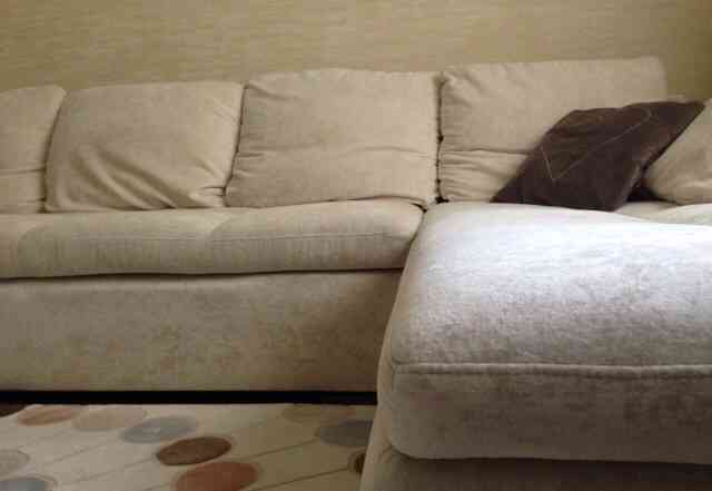  белый роскошный диван