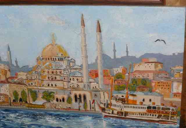 Картина "Стамбул". Холст/масло
