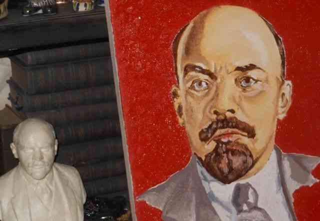 Картина В. И. Ленин Холст/масло