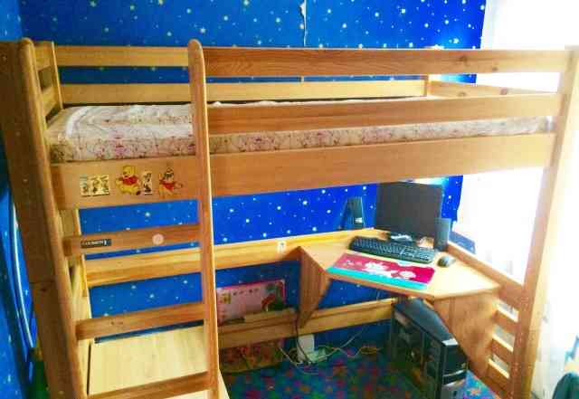 Детская 2-х этажная кровать