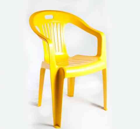 Дачные кресла (жёлтые) 4 шт