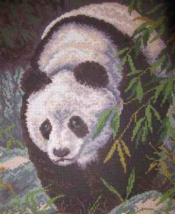 Канва для вышивки крестиком "Панда"