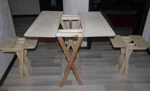 Складные стол и стулья для пикника и дачи