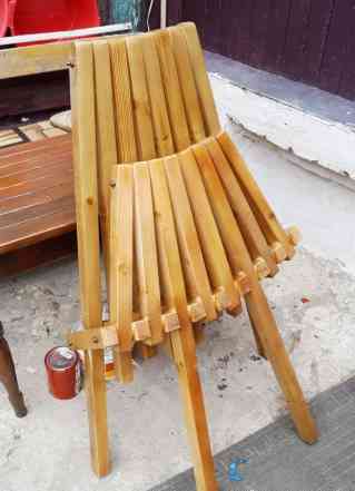 Складной деревянный стул "Дачный"
