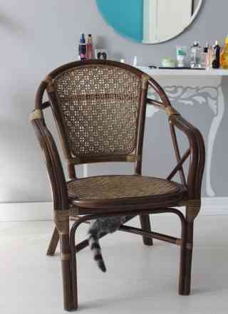 Два плетеных стула(лоза, бамбук), цена за один