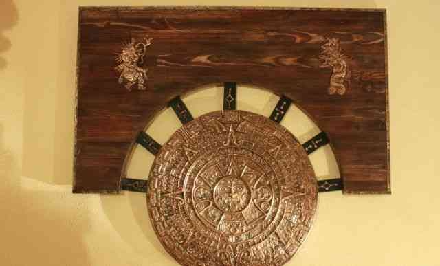 Календарь майя (настенное панно-чеканка)