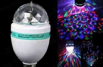 Вращающаяся LED лампа для дискотек и вечеринок