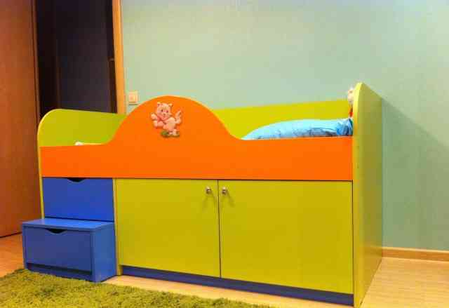 Комплект Детской мебели "Тотошка" кровать, шкаф