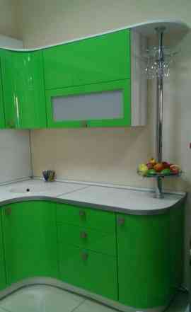 Набор кухонной мебели фасады эмаль зеленое яблоко