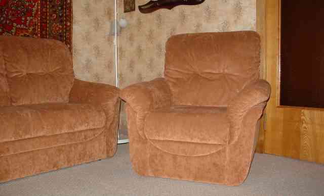 Экологичная мебель (комплект) диван и два кресла
