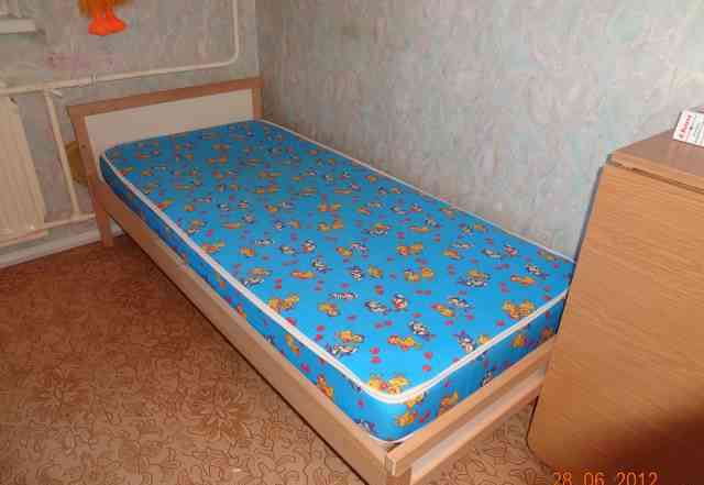 Кровать детская с ортопедическим матрасом