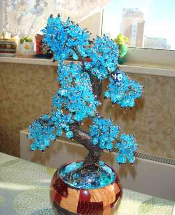 Фантазийное дерево "Голубой Лёд"