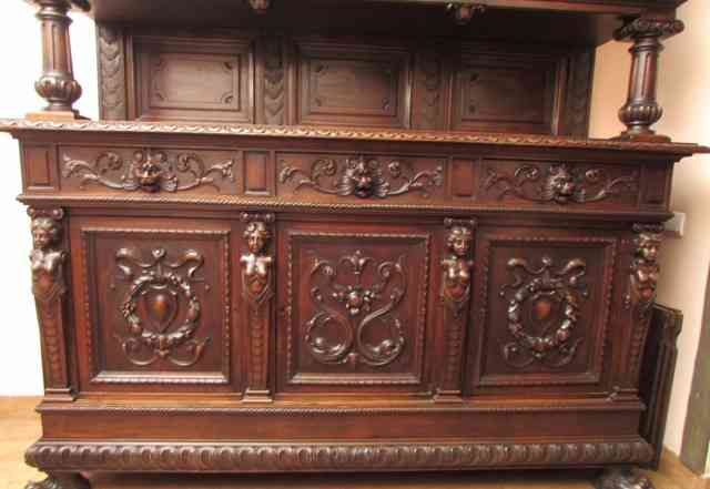 Старинная антикварная мебель-буфет Испания 19 век