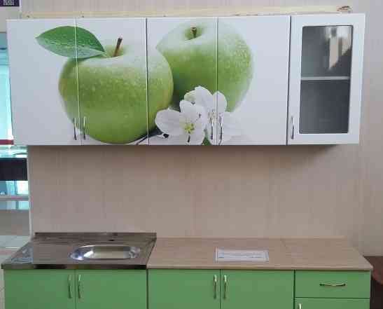  Кухонный гарнитур 2 метра с фото печатью