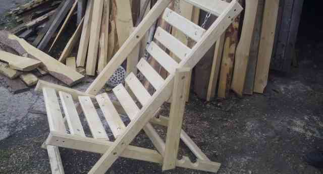  Кресло-гамак из дерева