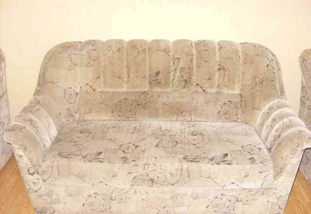 Мягкая мебель 2 кресла и диван-малютка