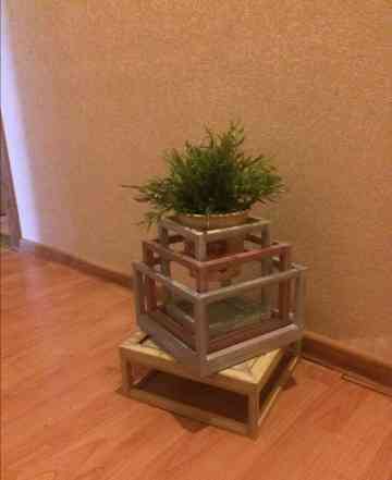 Декор дерево, подставка для цветов, вазы