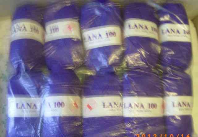 Пряжа для вязания, Lana100 с альпака, фиолет. цвет
