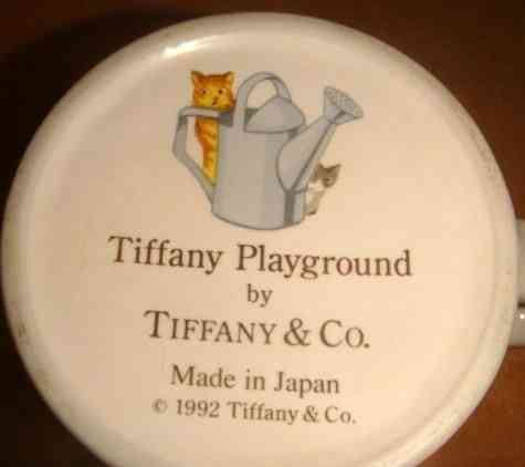 Чашка и тарелка детские ф. Tiffany Тиффани 1991