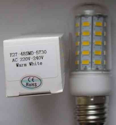 Лампы светодиодные, адаптер E27) G9