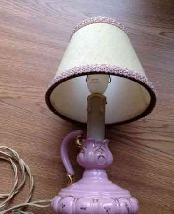 Старинный фарфоровый светильник