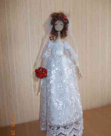 Инерьерная кукла "Невеста"