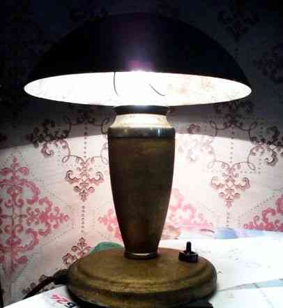 Лампа настольная старинная 1933г, ориг, исправ