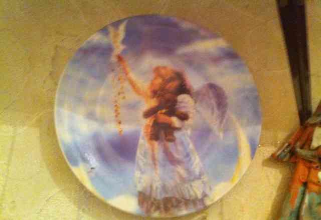 Набор декоративных тарелок "Ангелы"