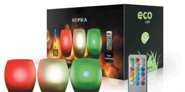Набор светодиодных светильников "Cвеча" supra