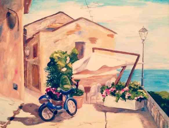Картина "Итальянское кафе"