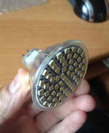 Лампы светодиодные 12v 5w MR16 на 60 диодов