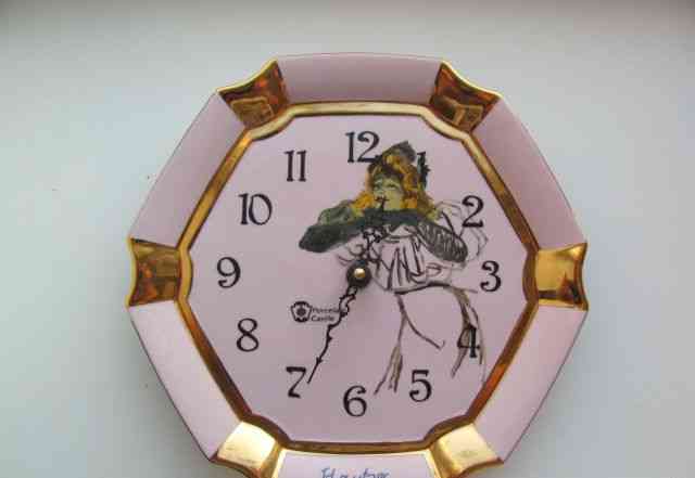 Фарфоровые часы Porcelain Castle Тулуз Лотрек