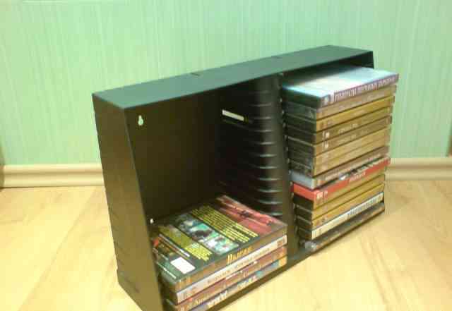 Полка/cтойка на 30 DVD дисков laserline
