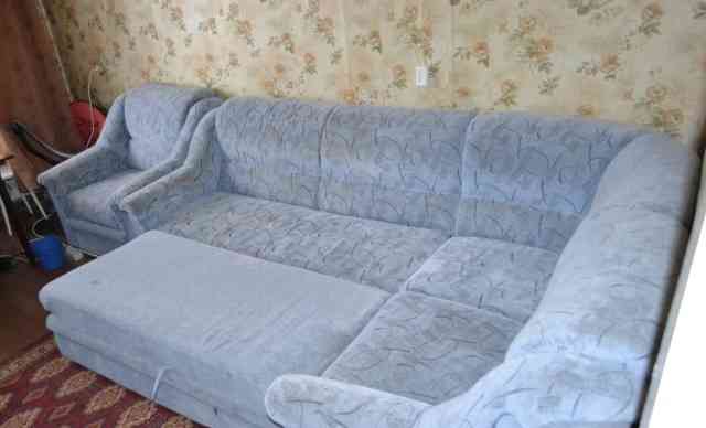  угловой диван и раздвижное кресло