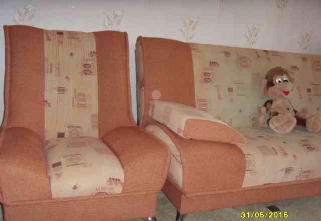  мягкая мебель диван, два кресла