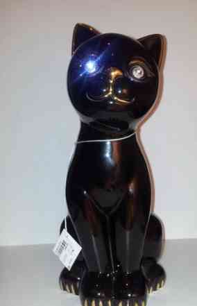 Фигурка черной кошки