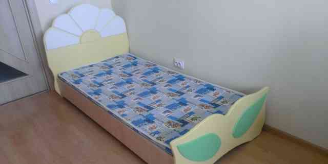 Детская кровать "Ромашка" с ортопедически матрасом