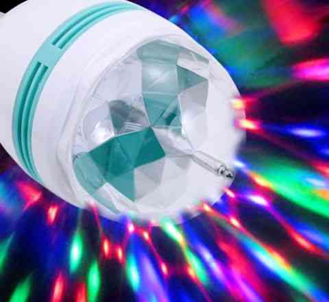 Светодиодная диско лампа со светомузыкой