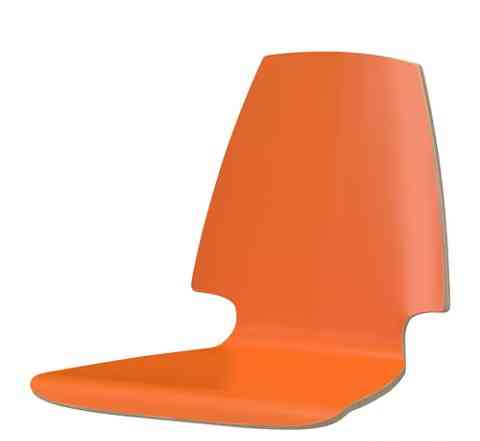 Сиденье со спинкой вильмар Икея, оранжевое (стул)