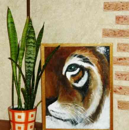 Авторская картина "Тигр" холст/масло