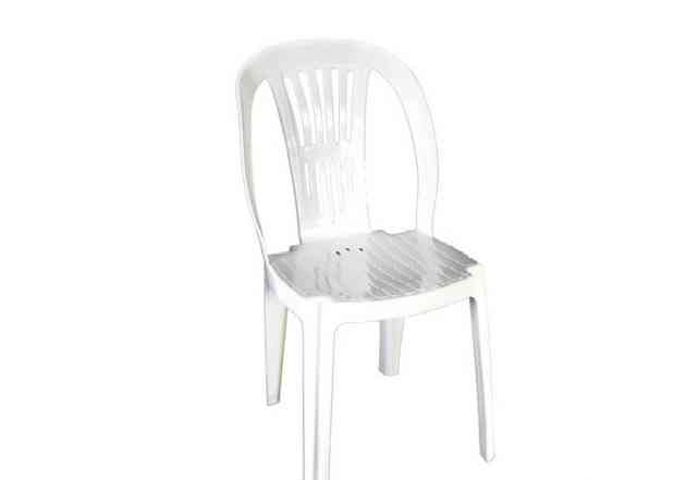 Пластиковые стулья Стандарт-1 белые 40 шт