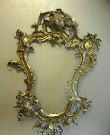Стариное зеркало настенное бронза