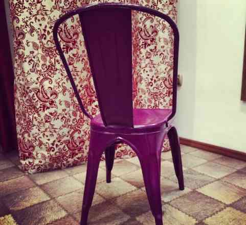 Дизайнерские стулья, металл темный фиолет
