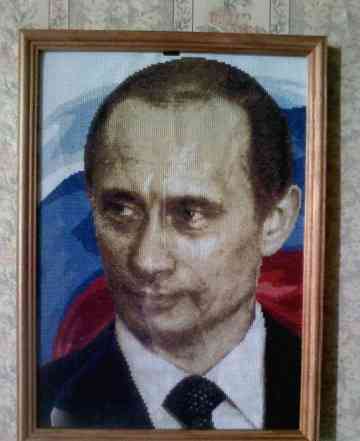 Путин вышивка