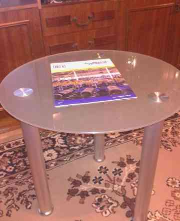 Столик журнальный стеклянный (стол)